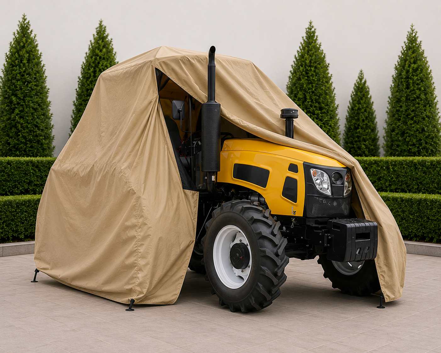 Heavy-Duty Custom Agricultural Tractor Cover | Weatherproof Farm Machinery Shield